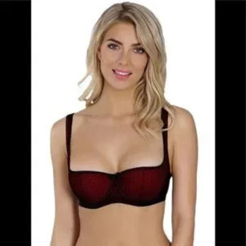 Womens Balconette Bra with Padded Straps